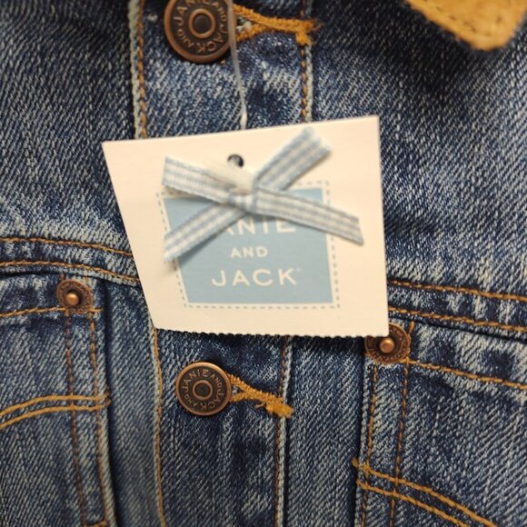 Vintage (2005) Janie & Jack 2-3 T Western Denim Kids Jacket NWT - Picture 6 of 10